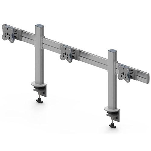 Triple Monitor Arms - Clamp or Grommet Mount - Triple Monitor Arm EGTB-4513 / 4513G