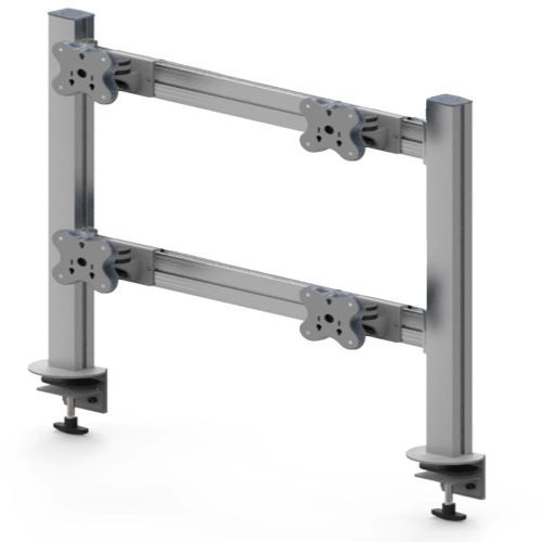 Four Monitor Arms - Clamp or Grommet Mount - Eight Monitor Arms EGTB-8024 / 8024G