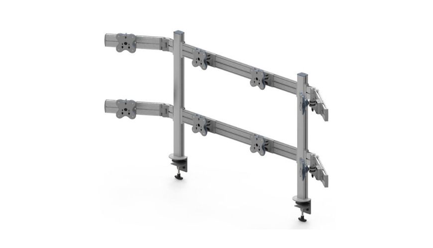 Eight Monitor Arms