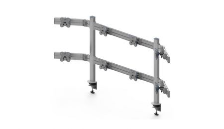 Eight Screens Application - Eight Monitor Arms