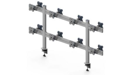 Sixteen Screens Application - Sixteen Monitor Arms