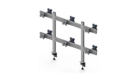 Twelve Screens Application - Twelve Monitor Arms