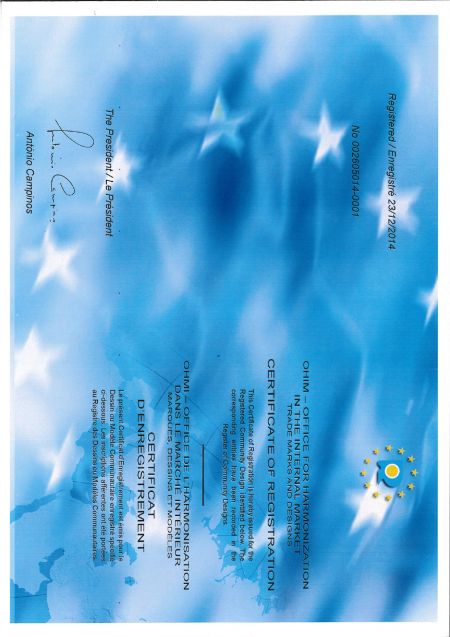 EU patent certificate